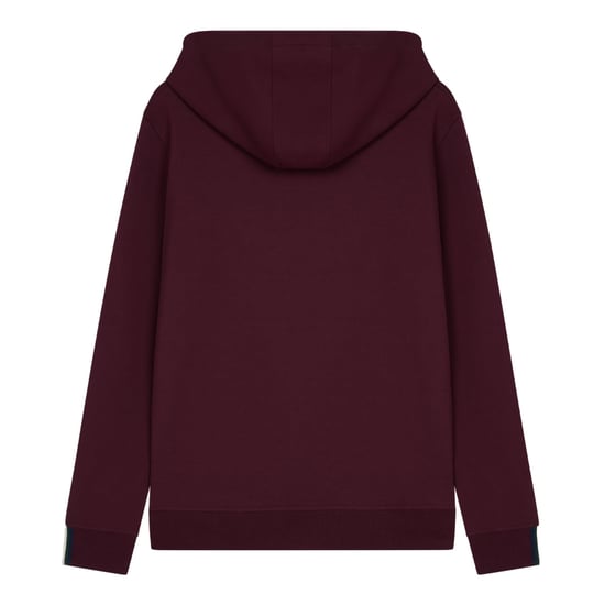 Ted Baker Drotow Regular Branded Maroon Hoodie - Image 2