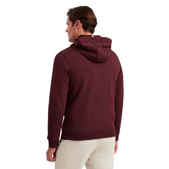 Ted Baker Drotow Regular Branded Maroon Hoodie - Image 6