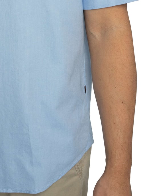 Hugo Boss Azzurro Cotton Men Shirt - Image 5