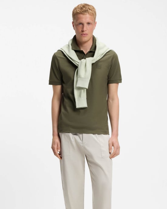 BOSS Passagierspoloshirt, Groen - Image 4