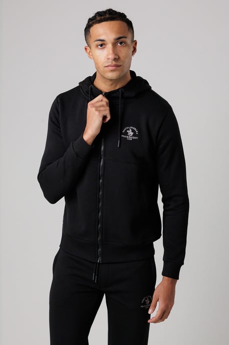 Black 2 Pack Cotton Rich Zip Hoodie & Joggers - Image 2