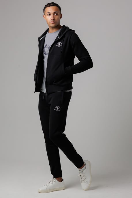 Black 2 Pack Cotton Rich Zip Hoodie & Joggers - Image 6