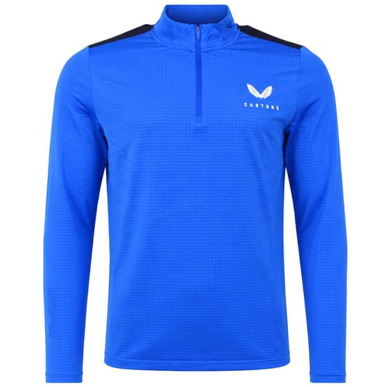 Castore Active Mesh Mens Blue Top - Image 1