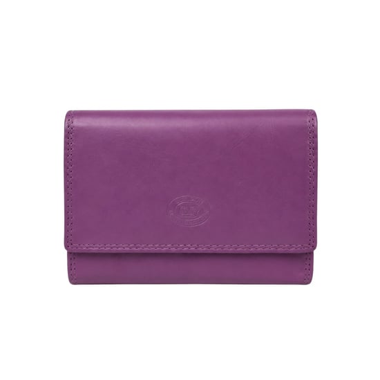 Ladies Real Leather RFID Purse, Multi Card Wallet Coin Pocket in Lilac - Image 5