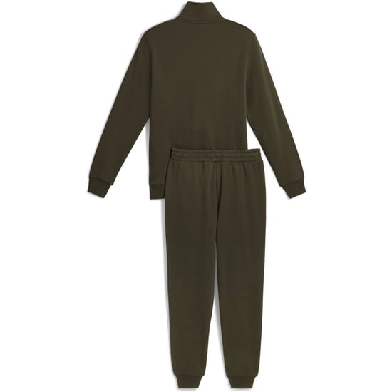 Men's Puma Piping Tracksuit in Dark Olive - Image 2
