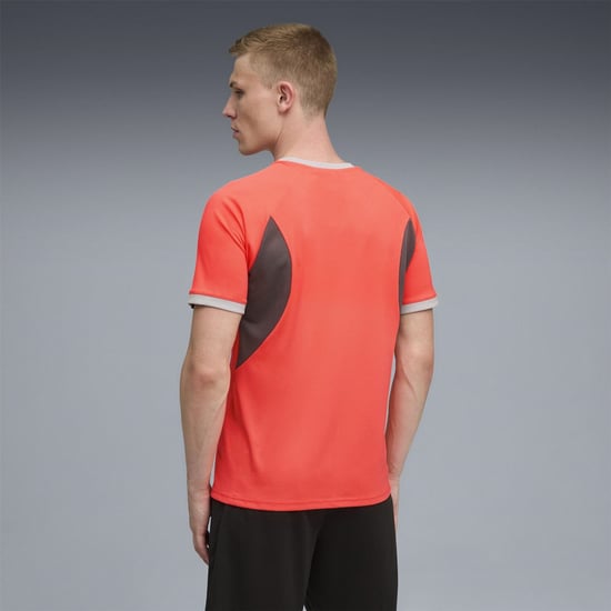 Men's Puma Individualliga Jersey T-Shirt in Glowing Red - Image 4