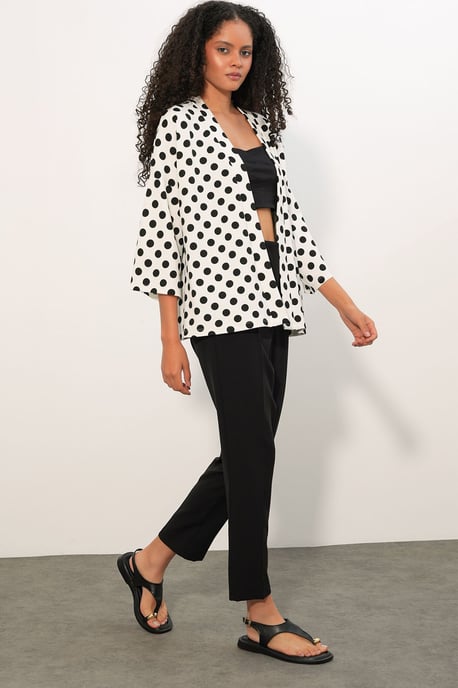 Women's Polyester-Elastane Kimono - Image 2