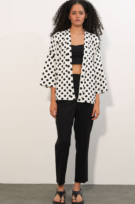 Women's Polyester-Elastane Kimono - Image 4