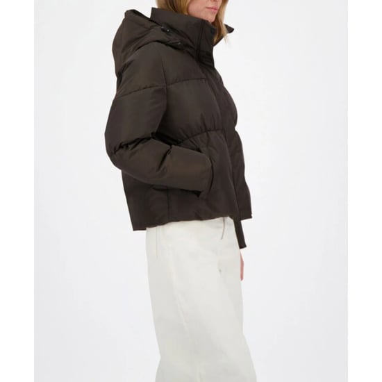 Airforce Maya puffer jacket dark coffee - Image 3