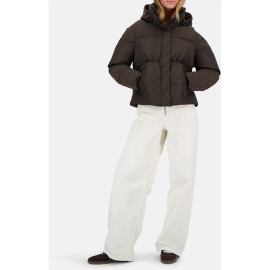 Airforce Maya puffer jacket dark coffee - Image 4