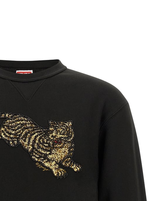 Kenzo Black Cotton Sweatshirt - Image 3