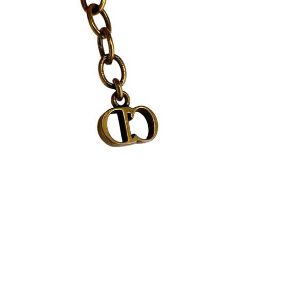 Dior J'Adior choker ketting in goudkleurig metaal - Image 2