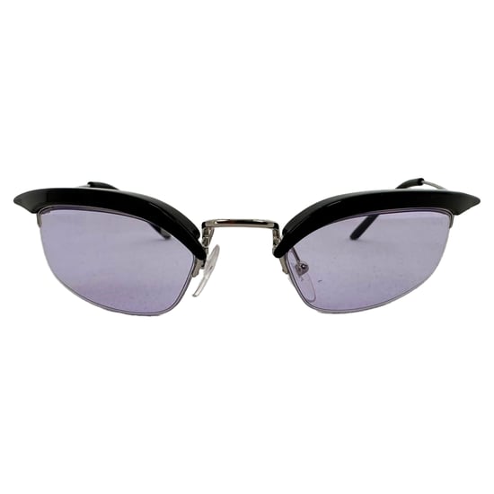 Prada cat-eye zonnebril in paars metaal - Image 1