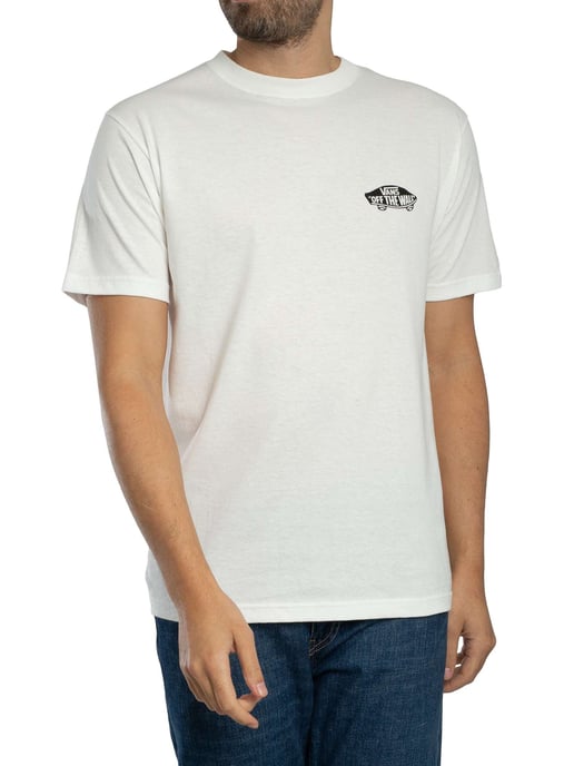 Vans Double Standard Back Logo T-Shirt, Wit - Image 1