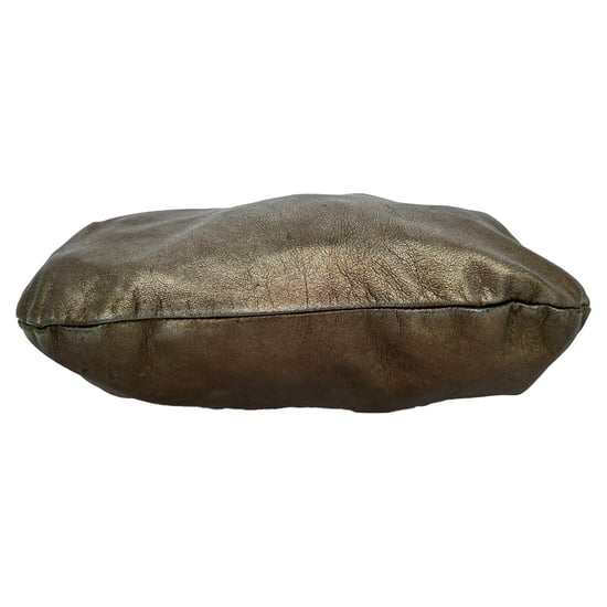 Marni Vintage Evening Clutch Bag in Metallic Gold Leather - Image 6