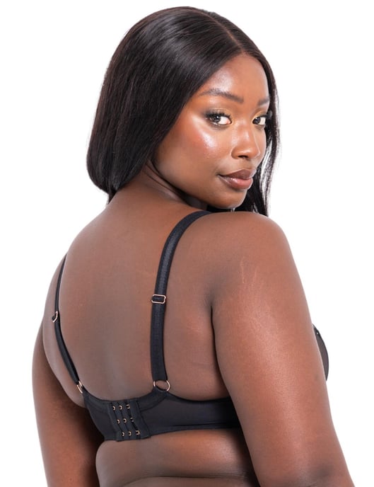 Scantilly Curvy Kate Voltage Deep Plunge Bra - Black - Image 2