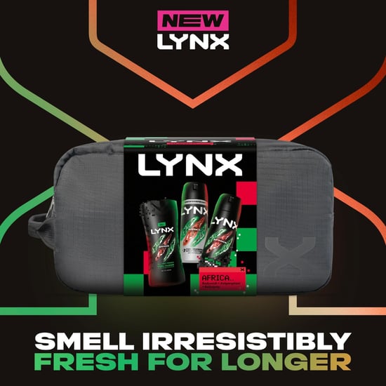 LYNX Africa Washbag Gift Set 3 piece, Pack of 2 - Image 4