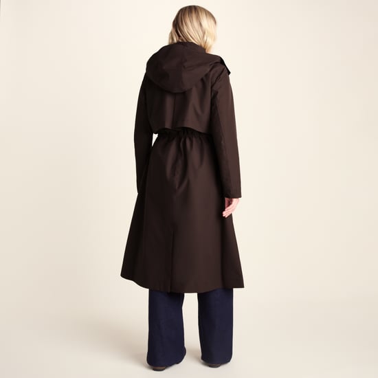Alva Womens Waterproof Trench Coat - Chocolate Brown - Image 2