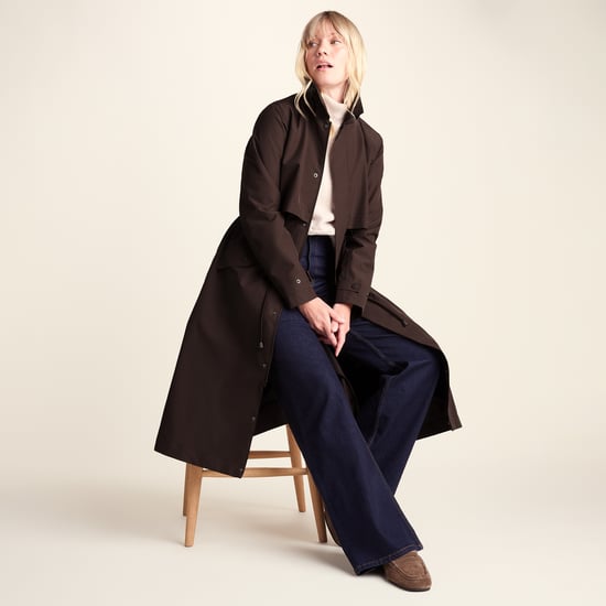 Alva Womens Waterproof Trench Coat - Chocolate Brown - Image 4
