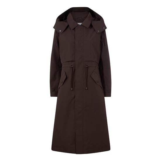 Alva Womens Waterproof Trench Coat - Chocolate Brown - Image 5