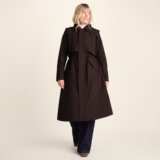 Alva Womens Waterproof Trench Coat - Chocolate Brown - Image 6