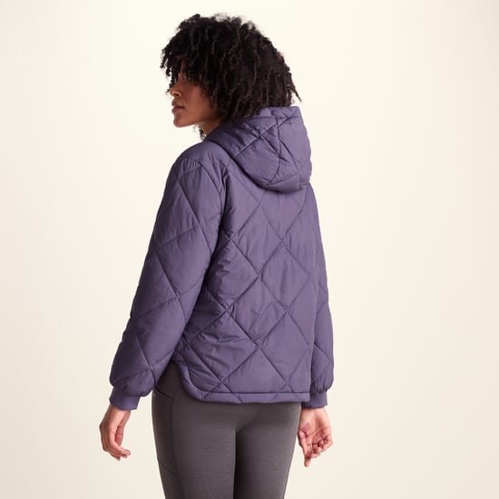 Tasker Womens Lightweight Insulated Quilted Jacket - Smokey Purple - Image 2