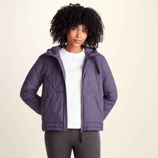 Tasker Womens Lightweight Insulated Quilted Jacket - Smokey Purple - Image 3