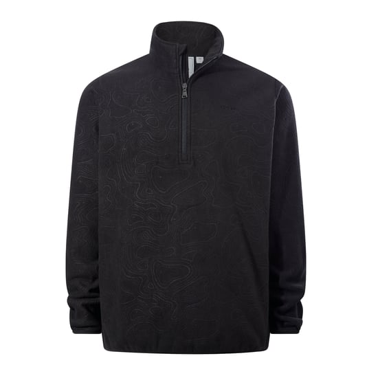 Charlton Mens Printed Midweight Microfleece Half Zip - Terrain Print - Image 5