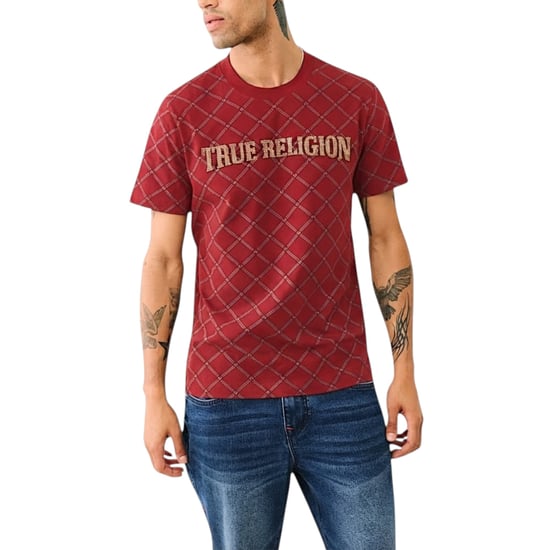 True Religion 700157 Mens T Shirts Crew Neck Short Sleeve Summer Soft Cotton Tee - Image 1