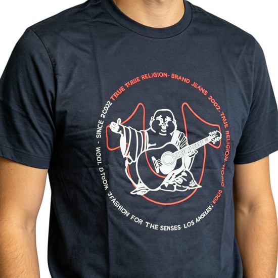 True Religion 108038 Mens T Shirts Short Sleeve Casual Cotton Summer Soft Top - Image 3