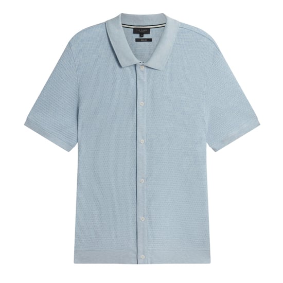 Ted Baker Connyr Regular Blue Button Through Shirt - Image 1
