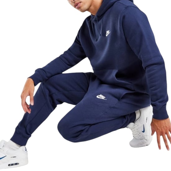 NIKE Club Mens Fleece Full Tracksuits Set Sweat Hoodie Jogger Sports - Image 6