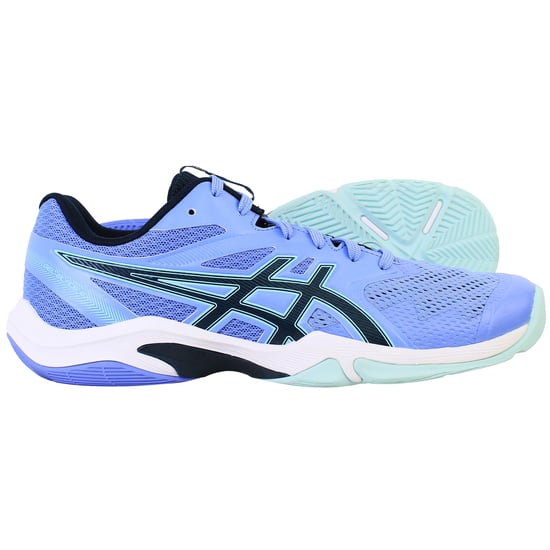Asics Gel-Blade 8 Womens Blue Indoor Court Shoes - Image 4