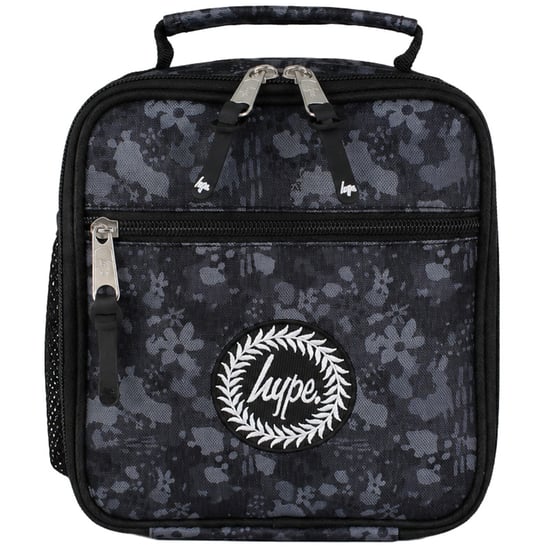 Hype Leopard Floral Black Lunch Bag - Image 1