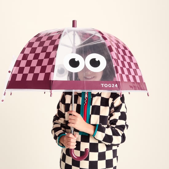 Romney Kids Shaun the Sheep Umbrella - Beetroot/Candy Floss Checkerboard - Image 2