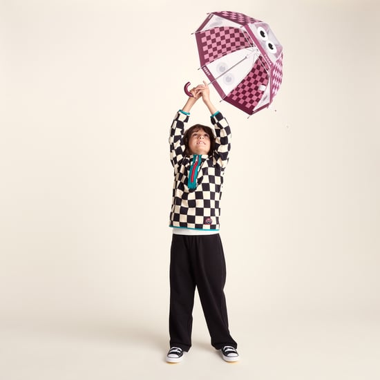 Romney Kids Shaun the Sheep Umbrella - Beetroot/Candy Floss Checkerboard - Image 4