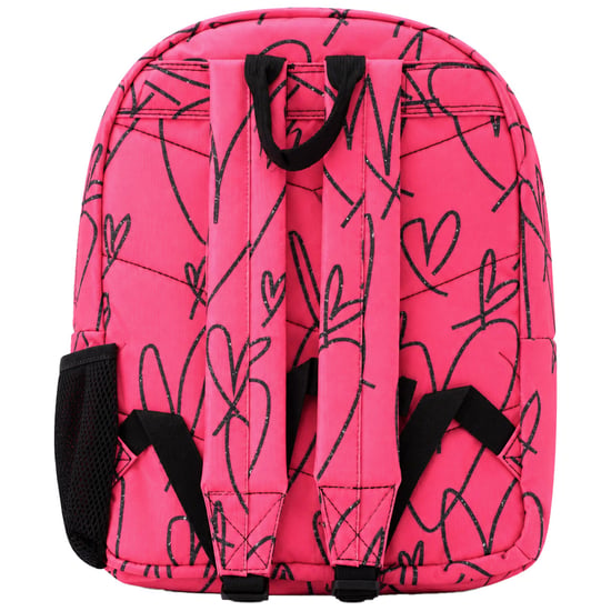 Hype Scribble Hearts Pink Backpack - Image 2