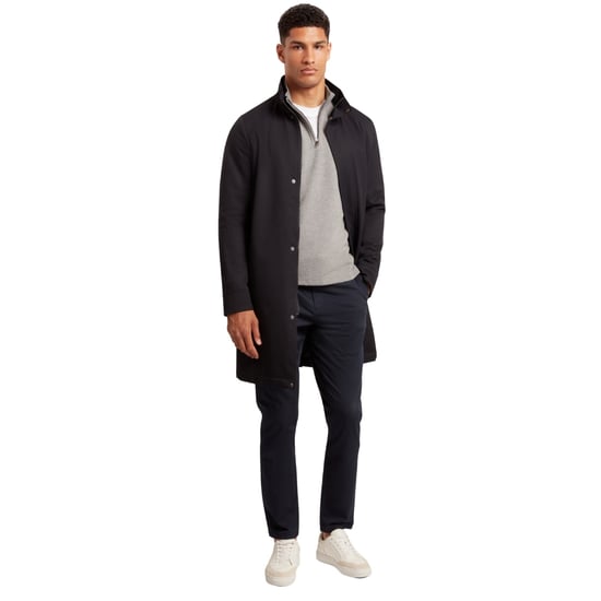 Ted Baker Crabtre Honungskaka Trim Mid Grey Halvdraget Tröja - Image 5