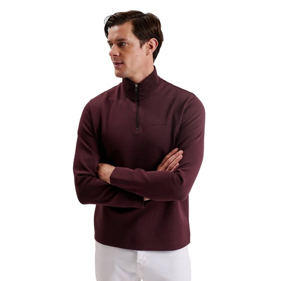 Ted Baker Actos Branded Mason-tröja Med Halv Dragkedja - Image 5
