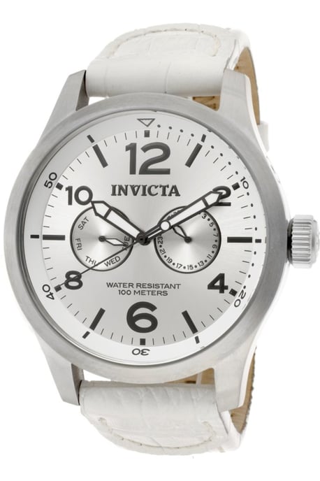 Invicta Specialty 12170 Herrklocka - Quartzverk - Rostfritt Stål med Silverfärgad Urskiva - 48 mm - Image 1