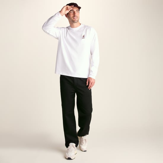 Sam Mens Slim Tapered Casual Chino Trouser - Black - Image 1