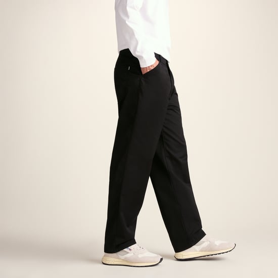 Sam Mens Slim Tapered Casual Chino Trouser - Black - Image 6