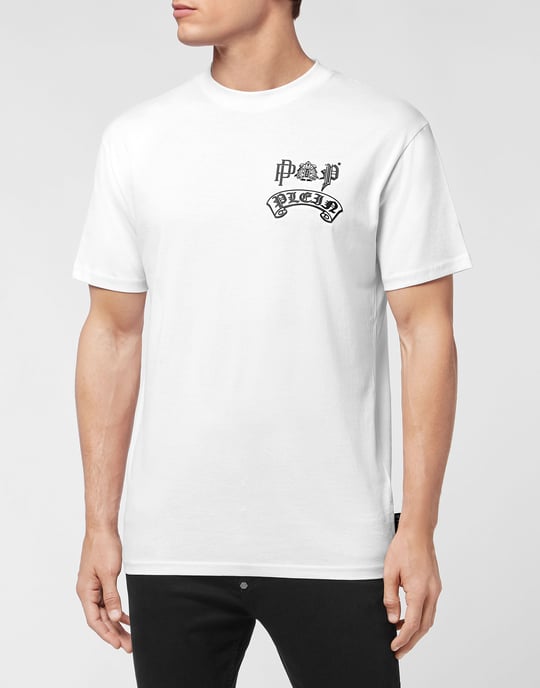 T-Shirt Round Neck Gothic Plein - Image 2