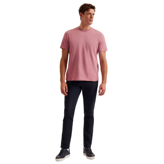 Ted Baker Wiskin Regular Rosa T-shirt Med Logotyp - Image 4