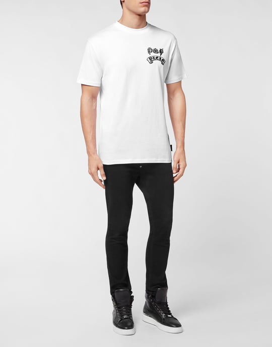 T-Shirt Round Neck Gothic Plein - Image 5