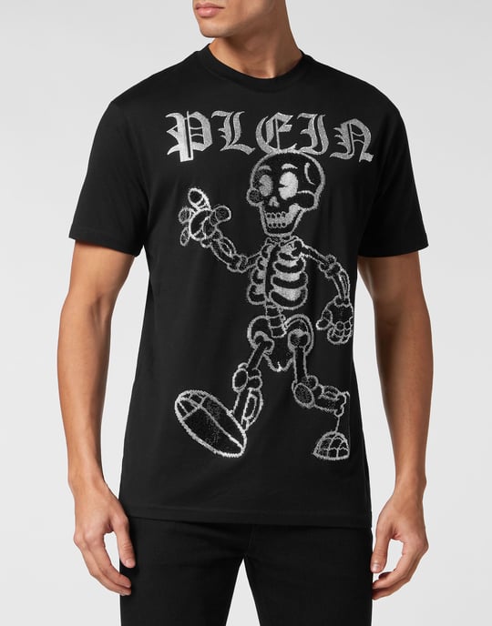 T-Shirt Round Neck Skeleton - Image 2