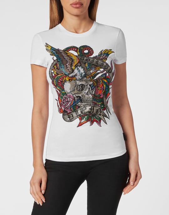 T-Shirt Med Rund Hals Tattoo - Image 2