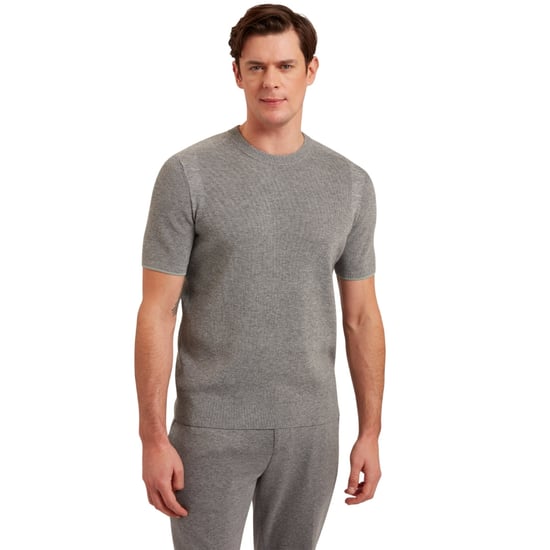 Ted Baker Voisin Blandad Ribbad Grå T-shirt - Image 3
