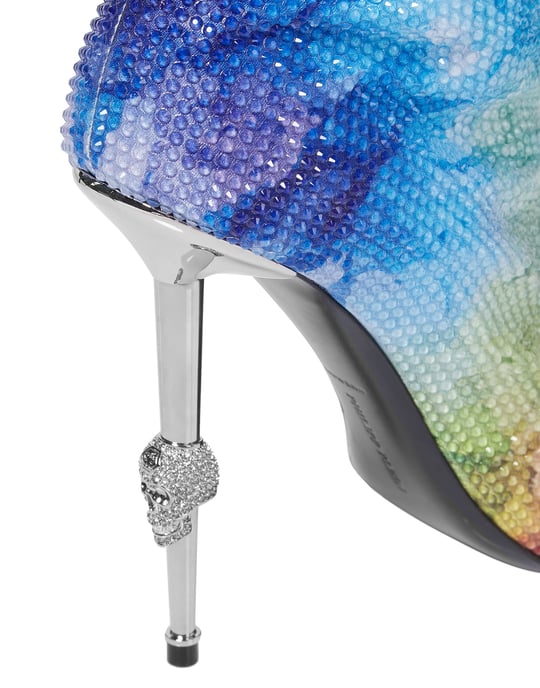Overknee Laarzen Met Hoge Hak Tie Dye - Image 3