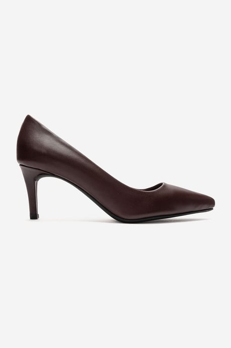Clyde Leren Stiletto Spitse Neus Pump - Image 2